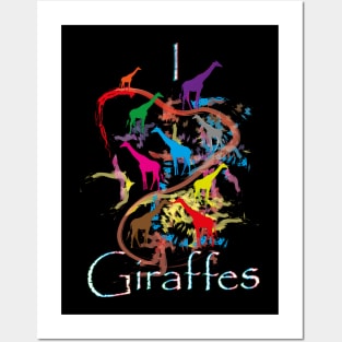 Giraffe Posters and Art